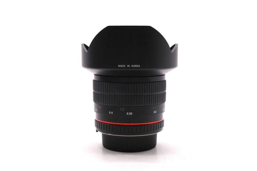 Объектив Samyang 14mm f/2.8 ED AS IF UMC Nikon F в упаковке