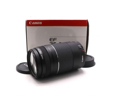 Объектив Canon EF 75-300mm 4-5.6 III в упаковке