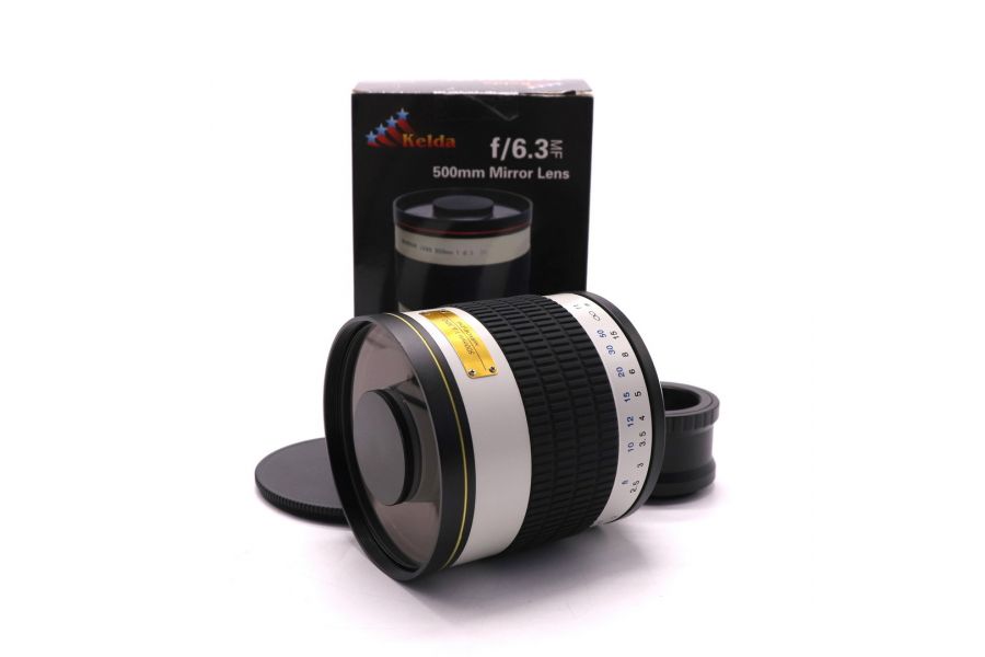 Объектив Kelda Mirrorlens 500mm f/6.3 DG в упаковке