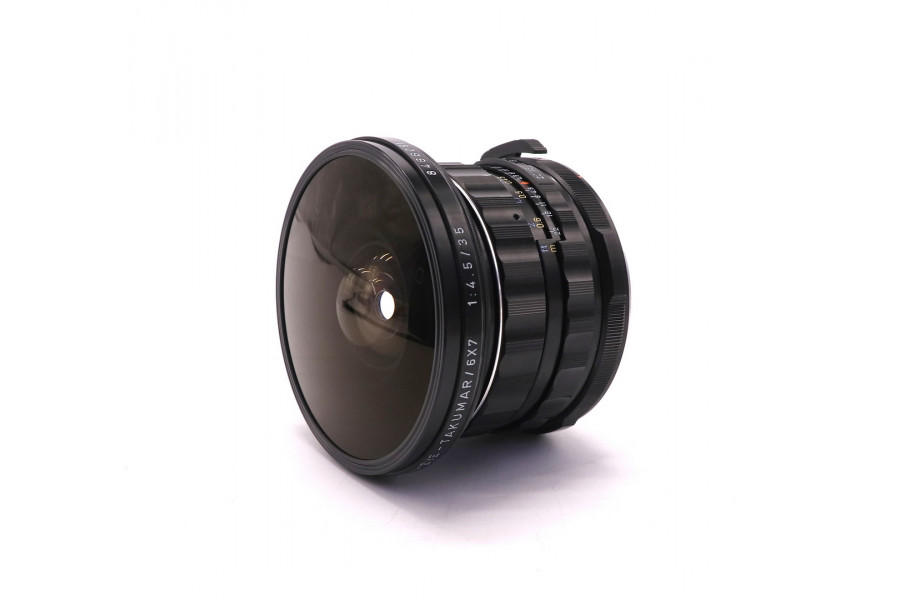 Объектив Super-Multi-Coated FISH-EYE-TAKUMAR 6×7 35mm F/4.5