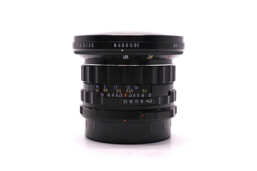 Объектив Super-Multi-Coated FISH-EYE-TAKUMAR 6×7 35mm F/4.5