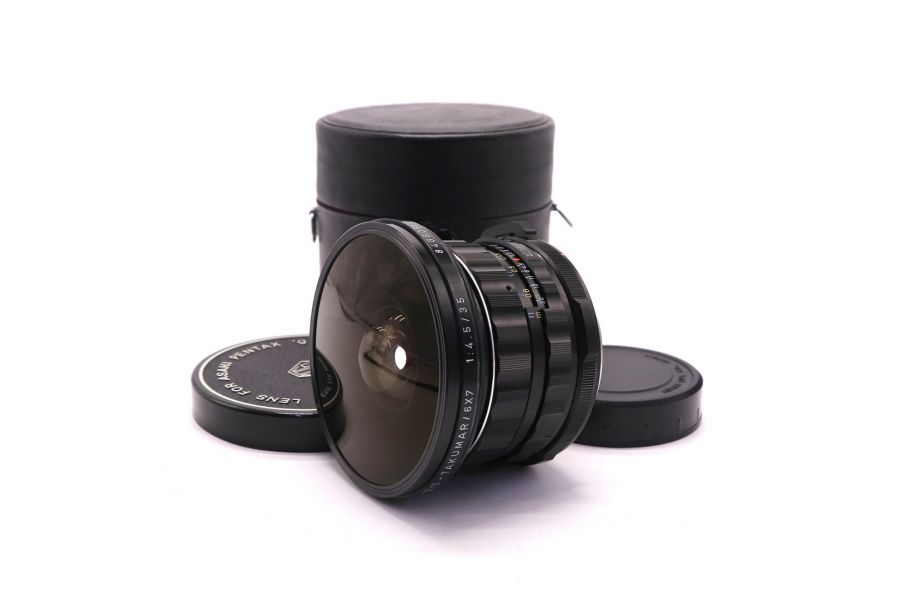 Объектив Super-Multi-Coated FISH-EYE-TAKUMAR 6×7 35mm F/4.5