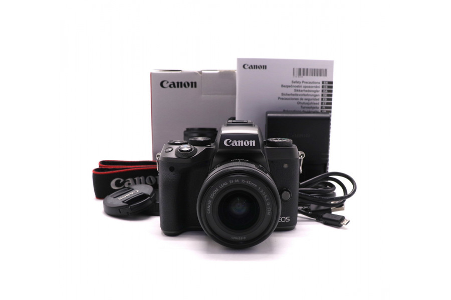 Canon EOS M5 kit box (пробег 3530 кадров)