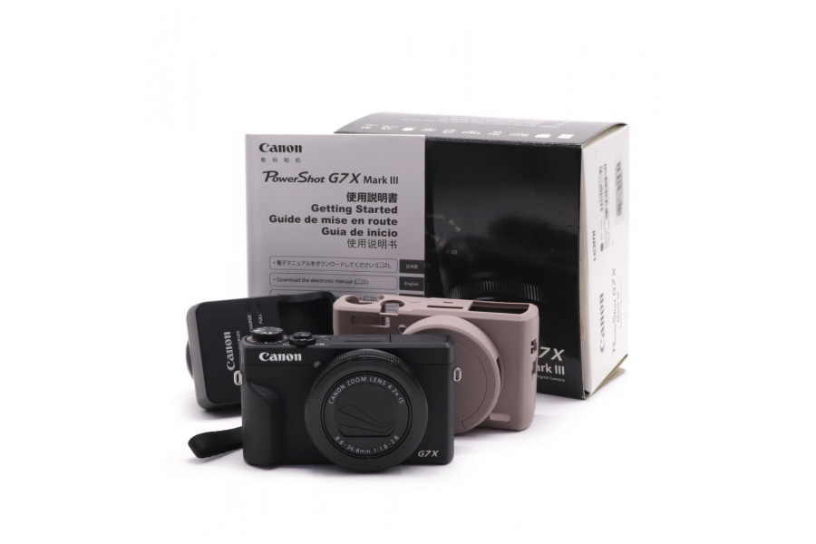 Фотокамера Canon PowerShot G7X Mark III в упаковке