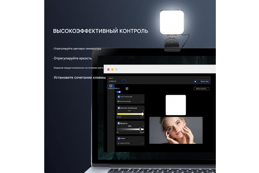 Видеосвет NEEWER PL81 PRO 5Вт, CRI 95+, 2900K-7000K