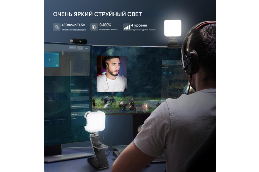 Видеосвет NEEWER PL81 PRO 5Вт, CRI 95+, 2900K-7000K