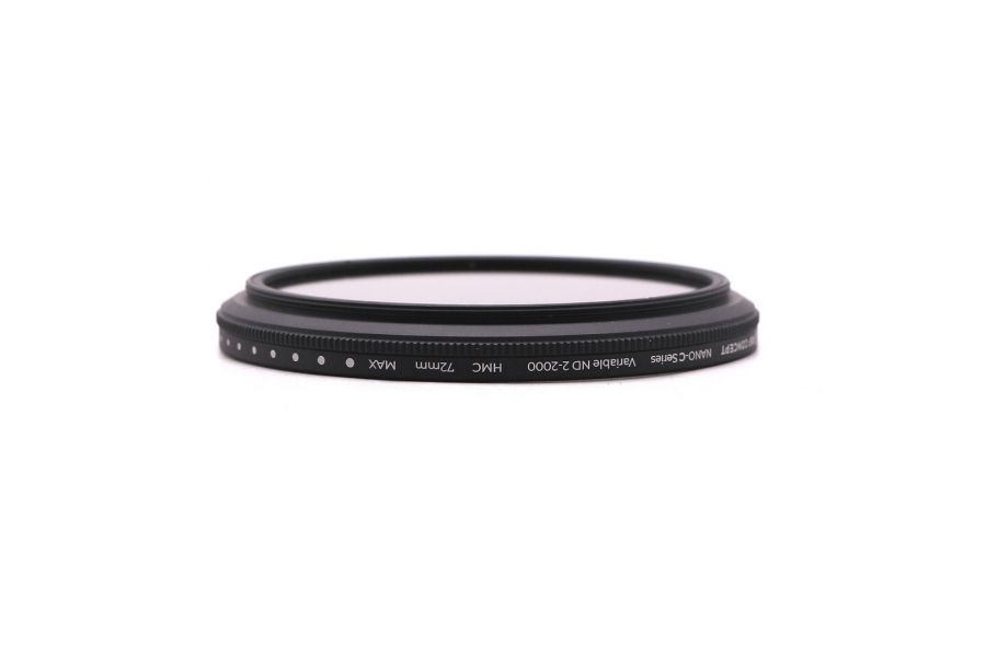Светофильтр K&F Concept Nano-C Variable ND2-2000 72mm