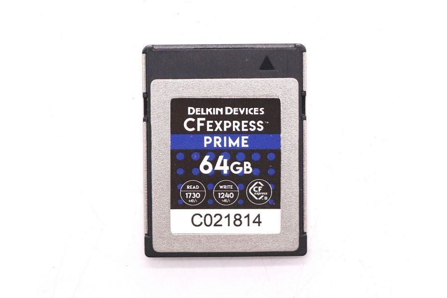 Карта памяти Delkin Devices Prime CFexpress 64GB 1730R/1240W