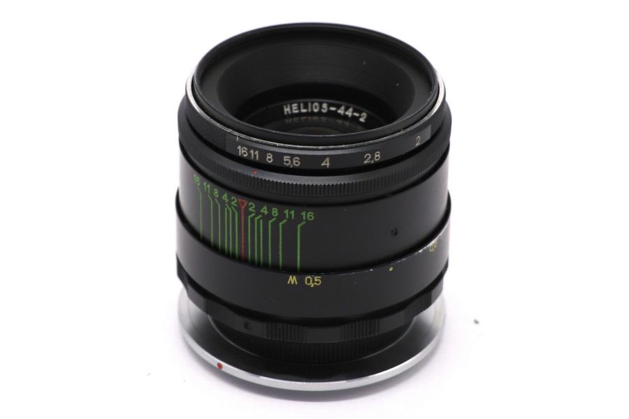 Объектив Гелиос-44-2 + адаптер K&F Concept для Nikon F — винтажный премиум комплект