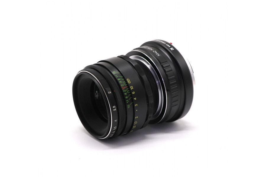 Объектив Гелиос-44-2 + адаптер K&F Concept для Nikon Z — винтажный премиум комплект