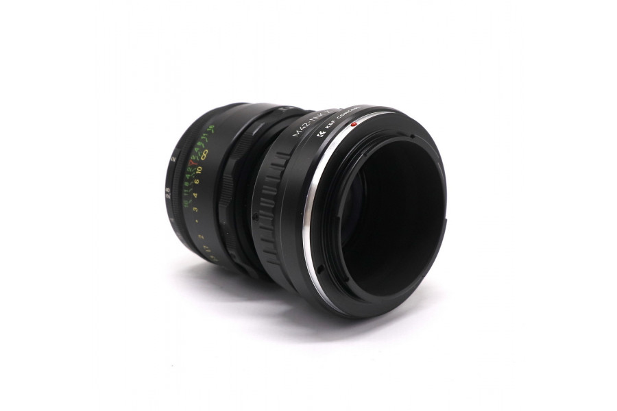 Объектив Гелиос-44-2 + адаптер K&F Concept для Nikon Z — винтажный премиум комплект