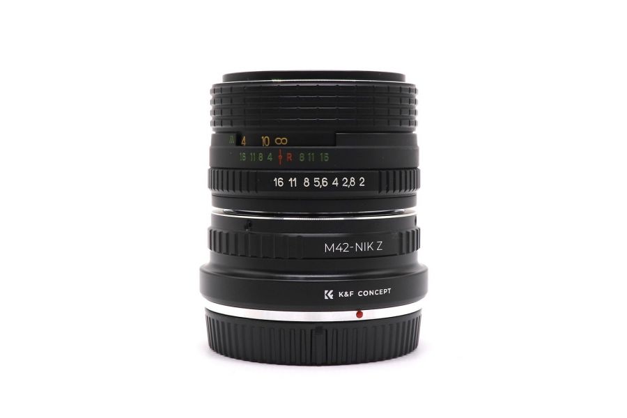 Объектив Гелиос-44М-6 МС 2/58 + адаптер K&F Concept для Nikon Z — винтажный премиум комплект