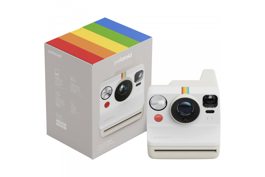 Фотоаппарат Polaroid Now Gen 3, белая галька