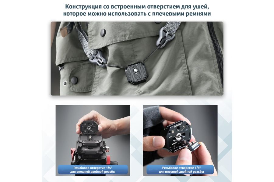 Быстросъемная пластина Ulanzi Falcam F38 Multi-Hole Kit