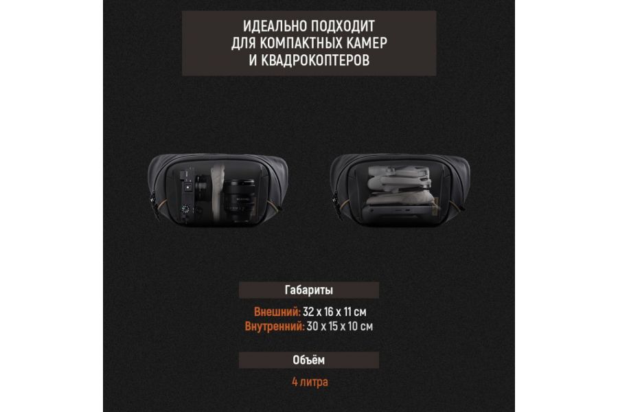 Сумка для фотоаппарата и аксессуаров PGYTECH P-CB-150