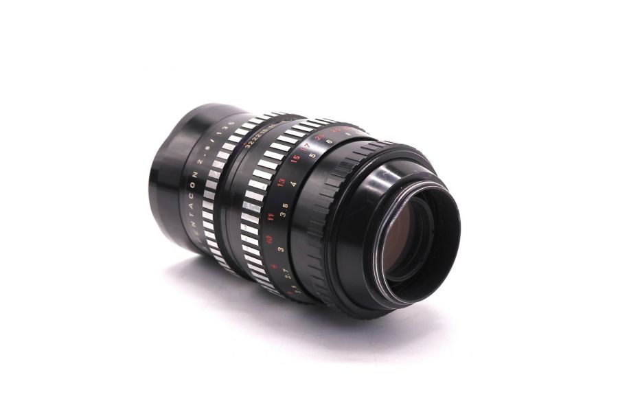 Объектив мануальный Pentacon 2.8/135mm М42 зебра