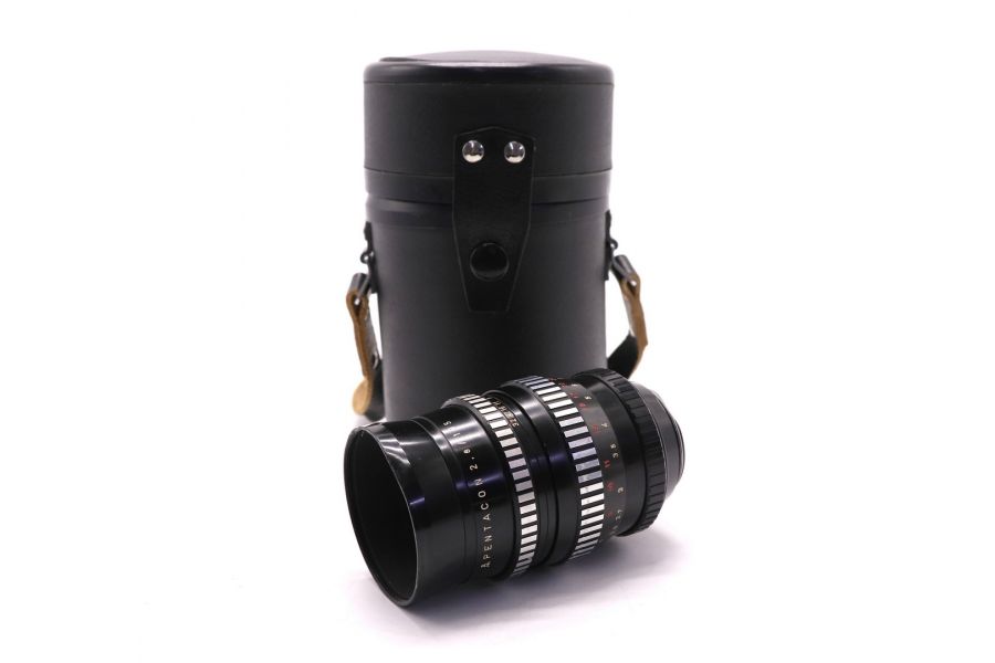 Объектив мануальный Pentacon 2.8/135mm М42 зебра