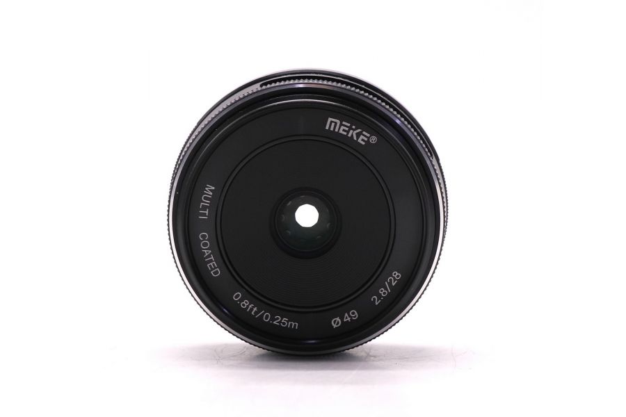 Meike 2.8/28mm Multi Coated For Canon EF-M в упаковке
