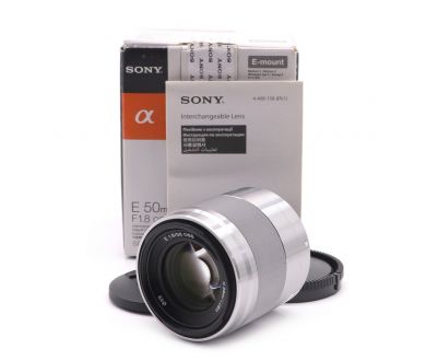Портретный Sony 50mm f/1.8 OSS (SEL-50F18) в упаковке