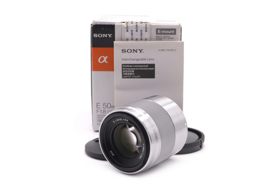 Портретный Sony 50mm f/1.8 OSS (SEL-50F18) в упаковке