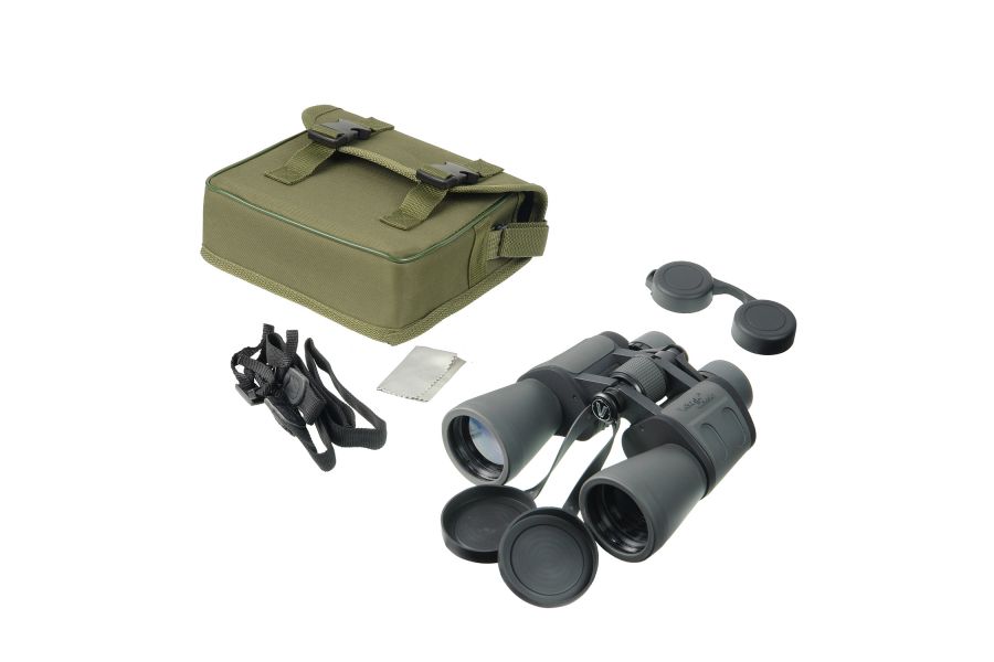 Бинокль Veber Classic БПШЦ 10x50 VRWA широкоугольный, серый