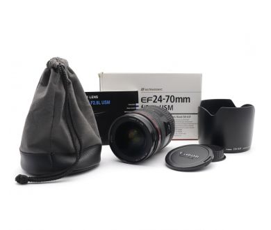 Объектив Canon EF 24-70mm f/2,8 L USM в упаковке