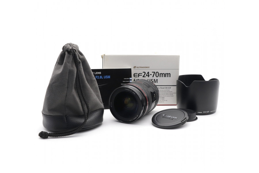 Объектив Canon EF 24-70mm f/2,8 L USM в упаковке