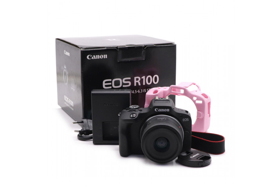 Canon EOS R100 kit в упаковке (пробег 3095 кадров)