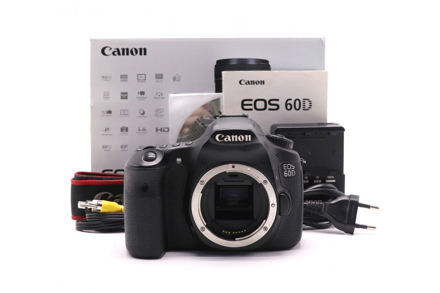 Canon EOS 60D body в упаковке (пробег 75890 кадров)