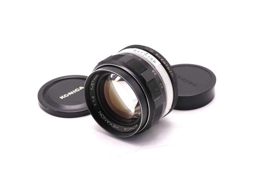 Объектив мануальный Konica Hexanon 57mm f/1.4
