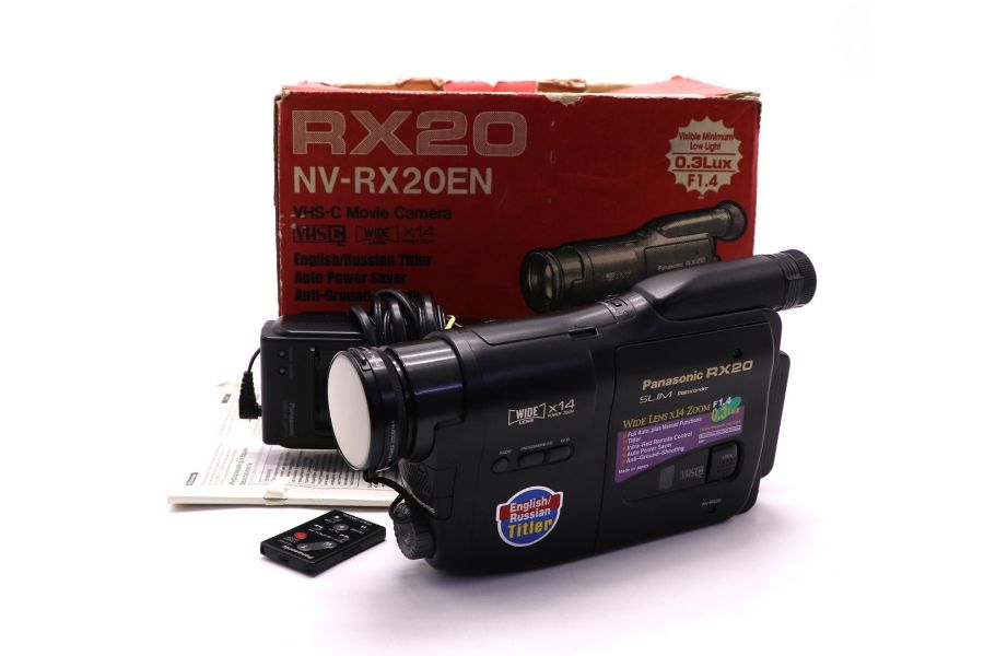 Видеокамера VHS-C Panasonic NV-RX20EN в упаковке