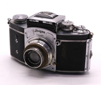 Фотоаппарат Exakta Jhagee Dresden + Tessar 2.8/50mm