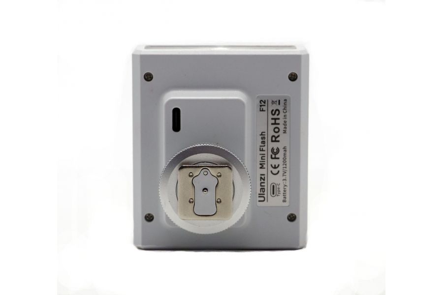 Карманная легкая белая фотовспышка Ulanzi F12 