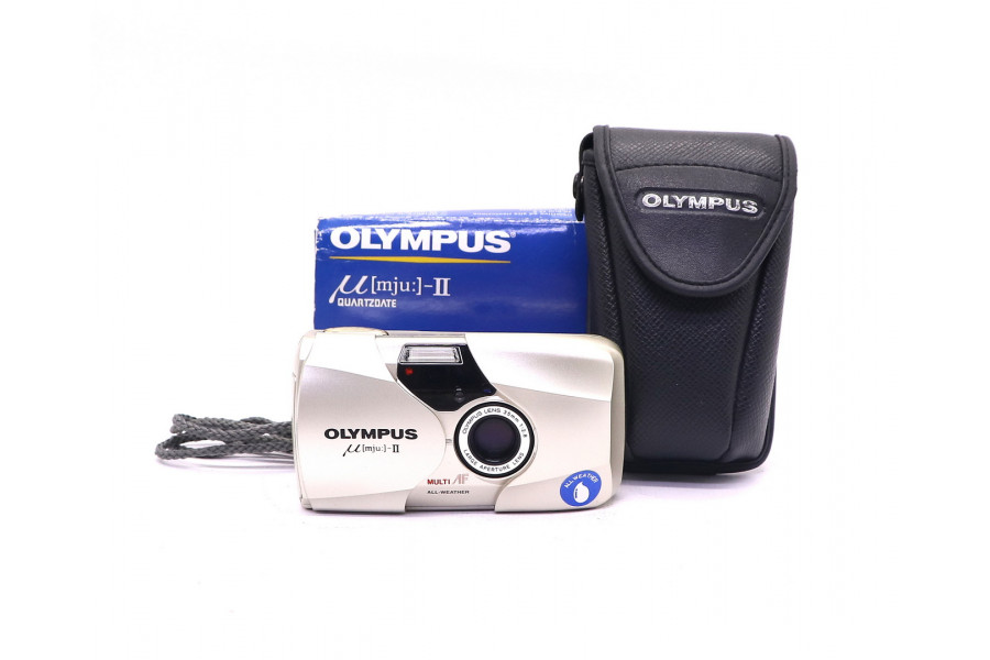 Фотоаппарат Olympus mju II Quartz Date в упаковке