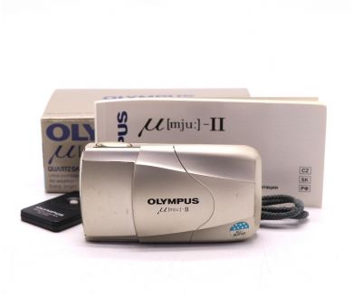 Фотоаппарат Olympus mju II Quartz Date в упаковке