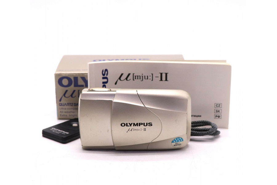 Фотоаппарат Olympus mju II Quartz Date в упаковке