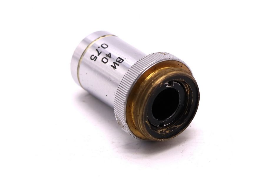 Объектив микроскопа ЛОМО ВИ 40х0.75 отличный