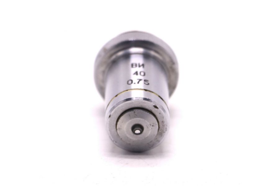 Объектив микроскопа ЛОМО ВИ 40х0.75 отличный