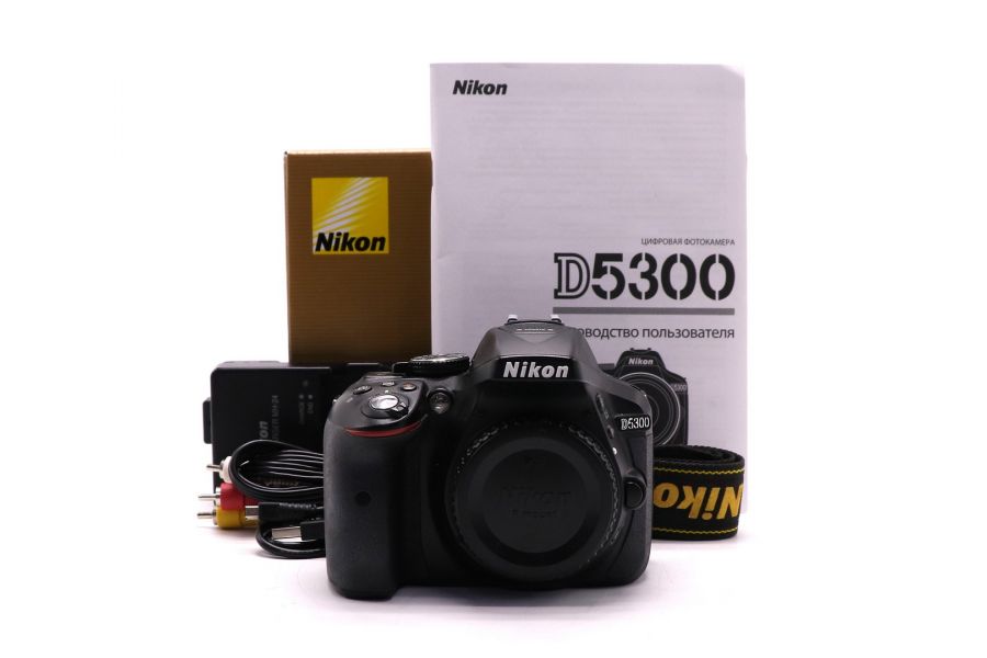 Nikon D5300 body в упаковке (пробег 43755 кадров)