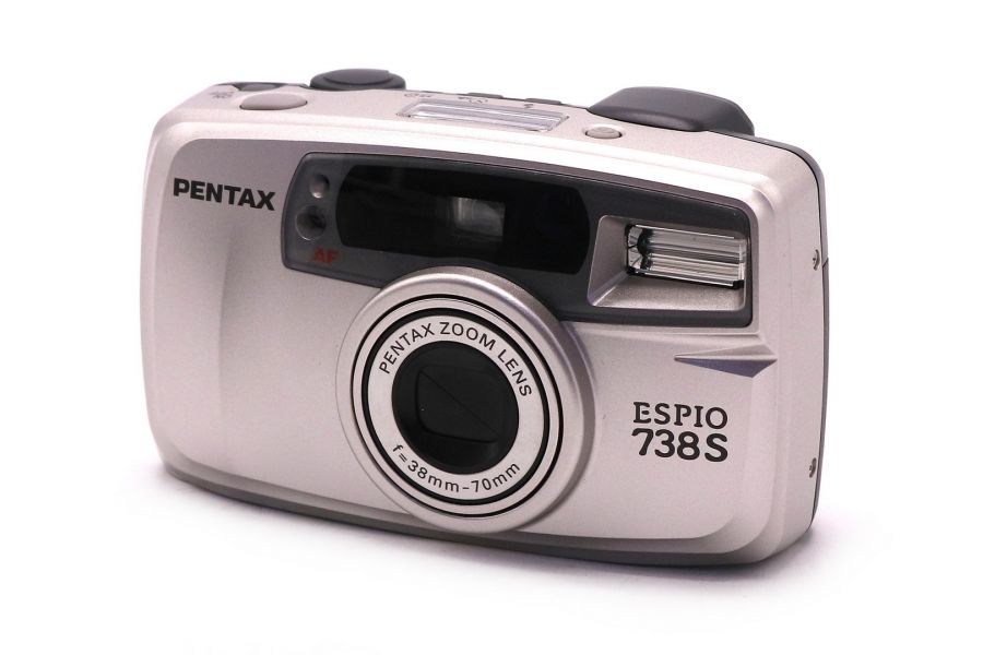 Пленочный фотоаппарат Pentax Espio 738S в упаковке
