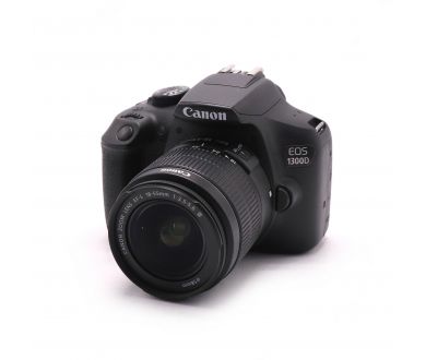 Фотоаппарат Canon EOS 1300D kit (пробег 10 кадров)