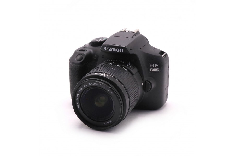 Фотоаппарат Canon EOS 1300D kit (пробег 10 кадров)