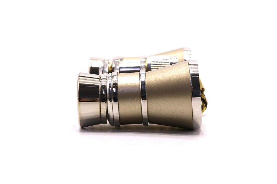 Бинокль театральный 3x25 золотистый в упаковке