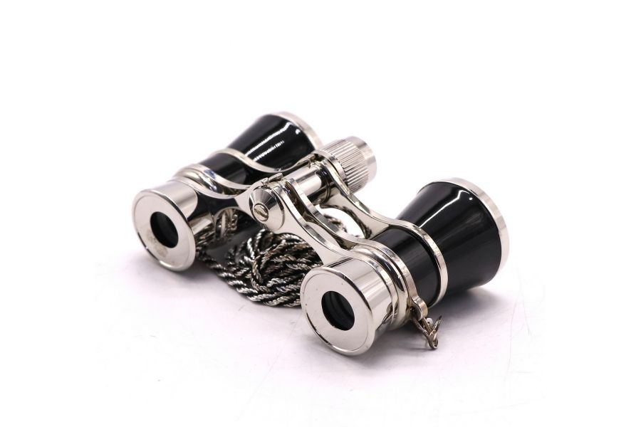 Бинокль театральный 3x25 черный в упаковке