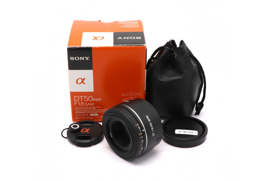 Автофокусный Sony DT 50mm f/1.8 SAM в упаковке