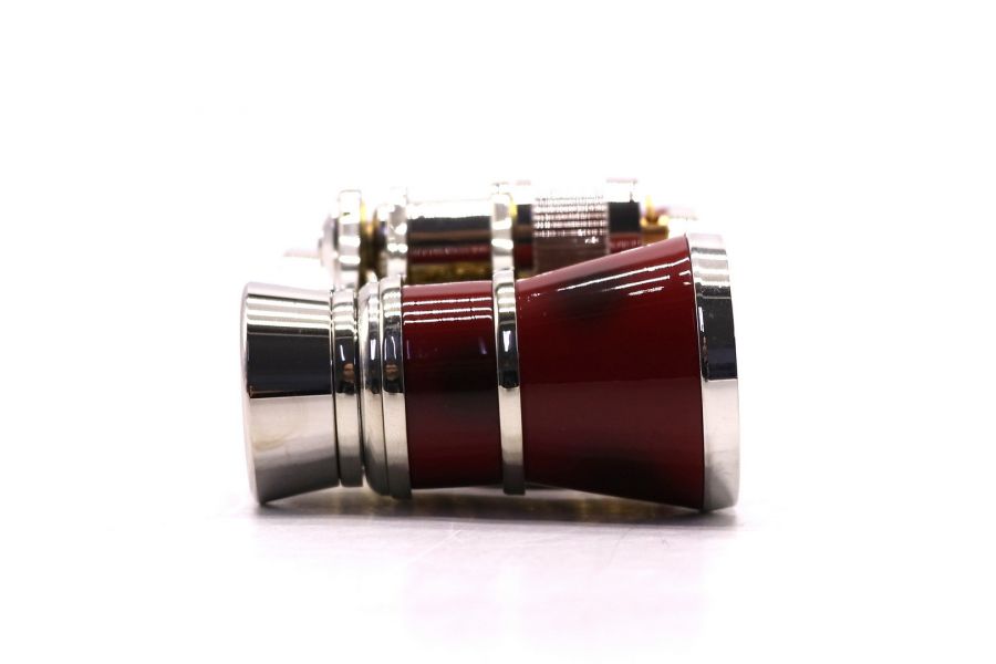 Бинокль театральный 3x25 красный в упаковке