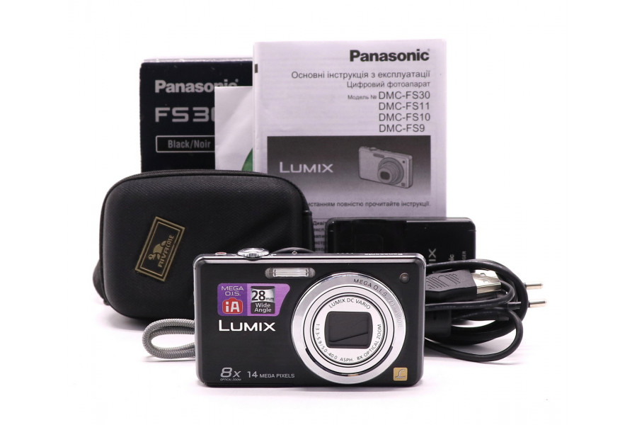 Камера Panasonic Lumix DMC-FS30 в упаковке