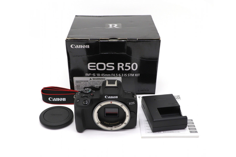 Canon EOS R50 body в упаковке (пробег 3435 кадров)