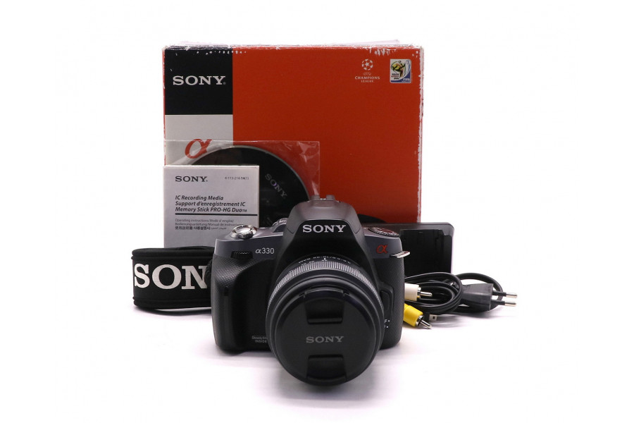 Sony A330 kit в упаковке (пробег 9275 кадров)