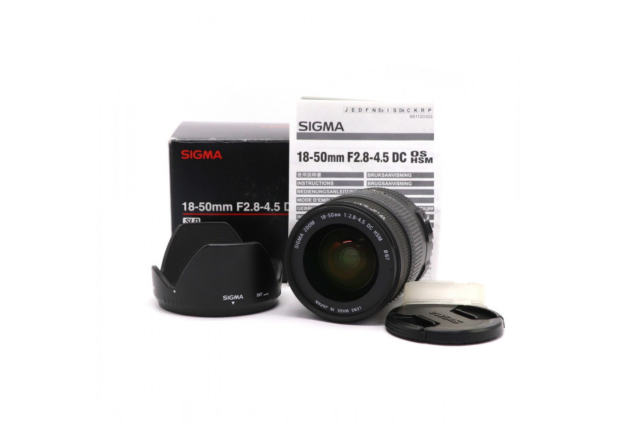 Sigma AF 18-50mm f/2.8-4.5 DC HSM Sony A в упаковке